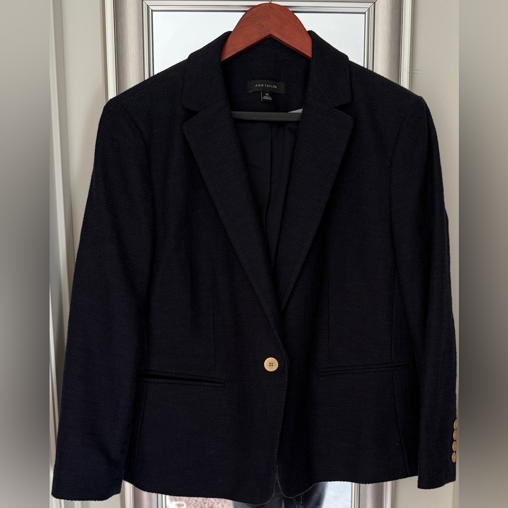 Ann Taylor Navy Blazer